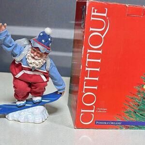 Clothique Yuletide Dude Possible Dreams Santa Snowboard #713298 Christmas 2000